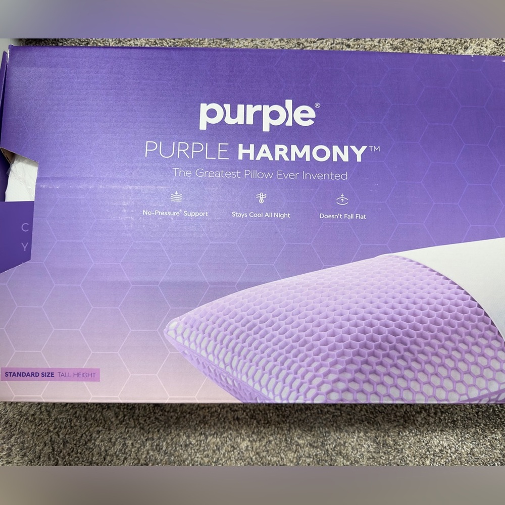 Purple Harmony Pillow “Brand New”